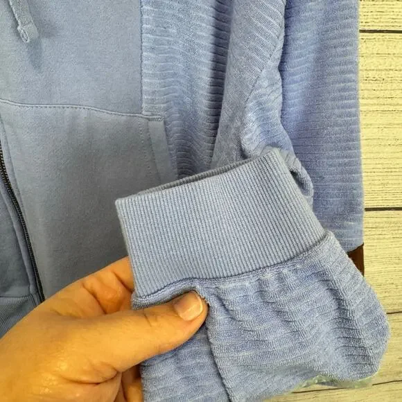 Rip Curl Women's Periwinkle Zip Up Hooded Soft Jacket Size Small - Picture 6 of 9